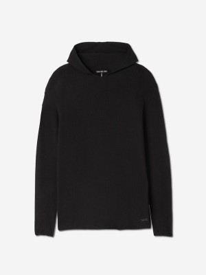 Sun Day Red 3D Knit Lightweight Hoodie Černé | SLQCKZX-02