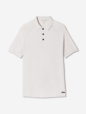 Sun Day Red 3D Knit Polo Moon | TVGPUBL-32