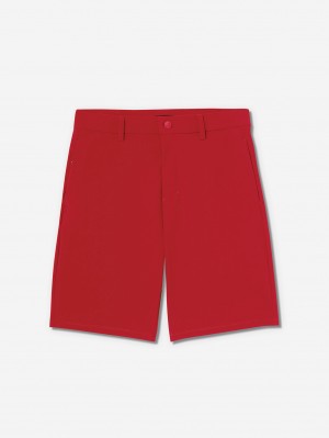Sun Day Red 9" Endless Stretch Short Červené | YEIXNDO-14