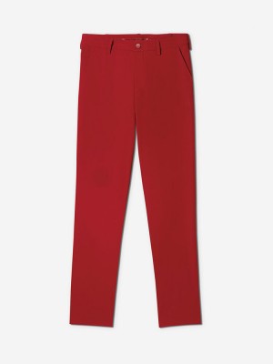 Sun Day Red Dynam Slim Pant Červené | UFTYEPB-03