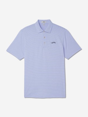 Sun Day Red Heritage Micro Stripe Polo Fialové | LYUGSJB-90