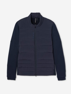 Sun Day Red Insulated Grid Jacket Tmavě Blankyt | GKMOWQN-13