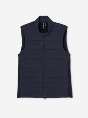 Sun Day Red Insulated Grid Vest Tmavě Blankyt | IDHQBPA-04