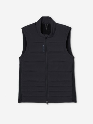 Sun Day Red Insulated Grid Vest Černé | ZPWUOBA-49
