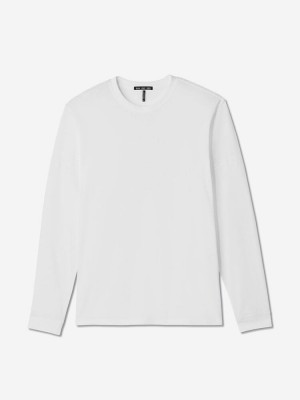 Sun Day Red Long Sleeve Dark Matter T-Shirt Bílé | XHSQLVA-60