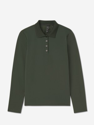 Sun Day Red Long Sleeve Sunnie PQ Polo Tmavě Zelene | GOBXWDF-59
