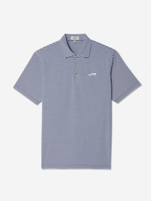 Sun Day Red Monterey Stripe Polo Tmavě Blankyt Bílé | KNBFYWA-35
